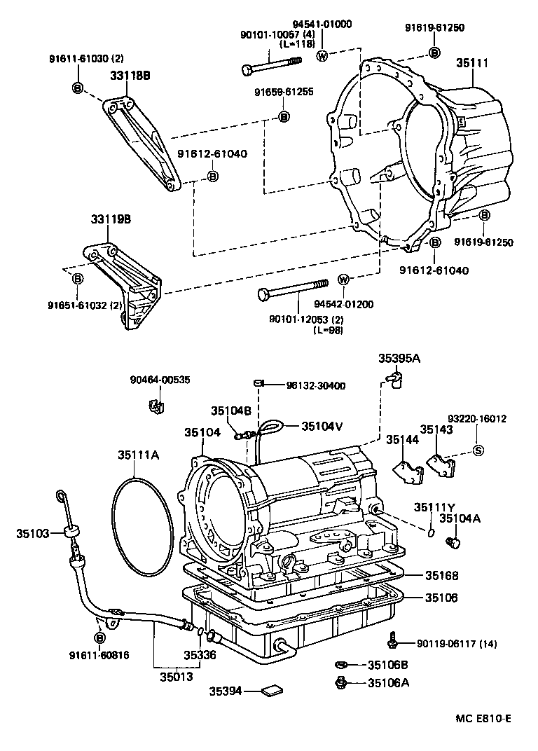 35013-26080 TUBE SUB-ASSY, TRANSMISSION OIL FILLER product image