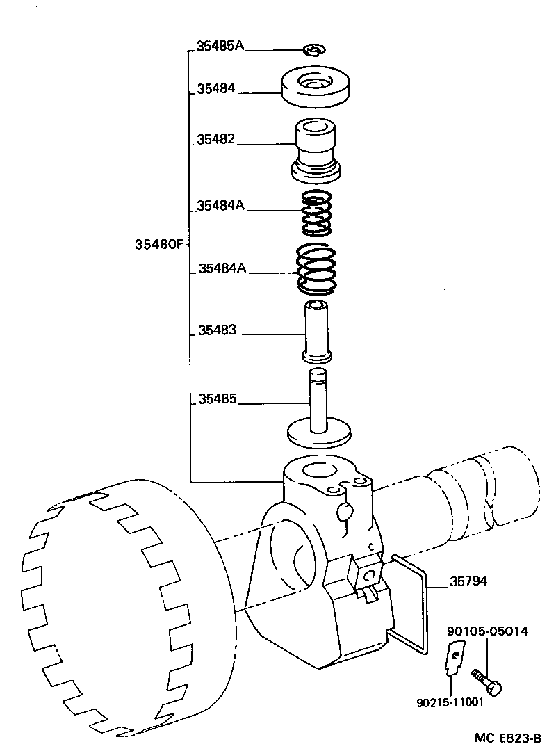 35482-14010 VALVE, GOVERNOR product image