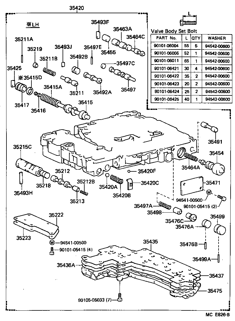 90501-29021 SPRING, COMPRESSION (FOR ACCUMULATOR PISTON NO.2) product image