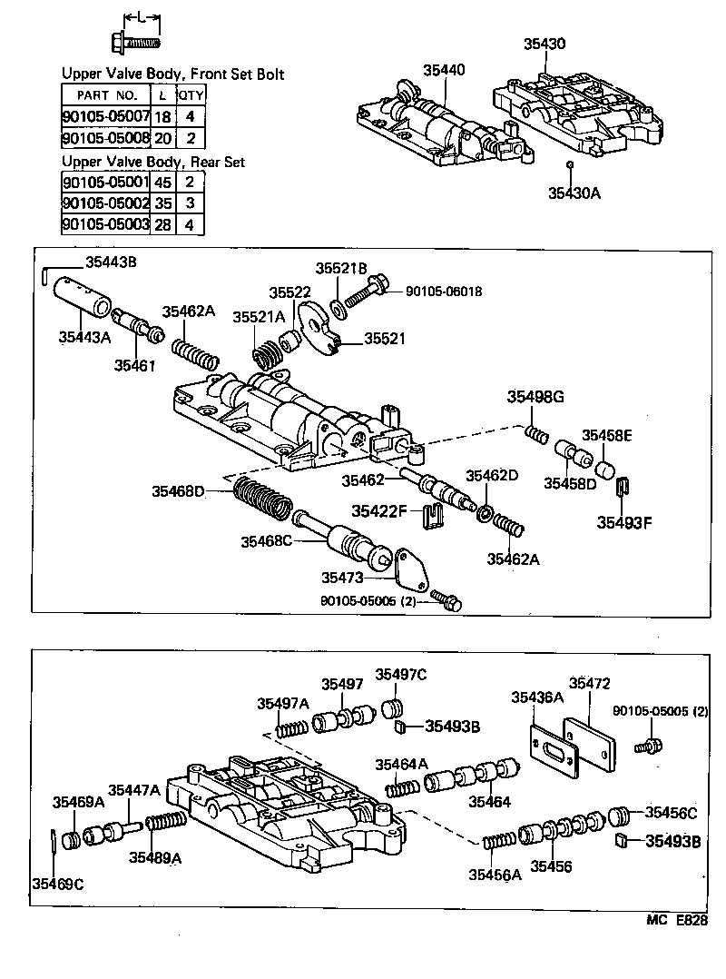90501-29021 SPRING, COMPRESSION (FOR ACCUMULATOR PISTON NO.2) product image
