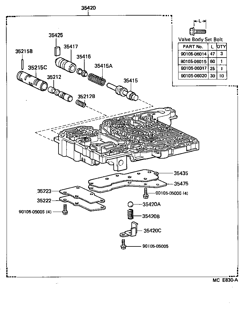 90501-29021 SPRING, COMPRESSION (FOR ACCUMULATOR PISTON NO.2) product image