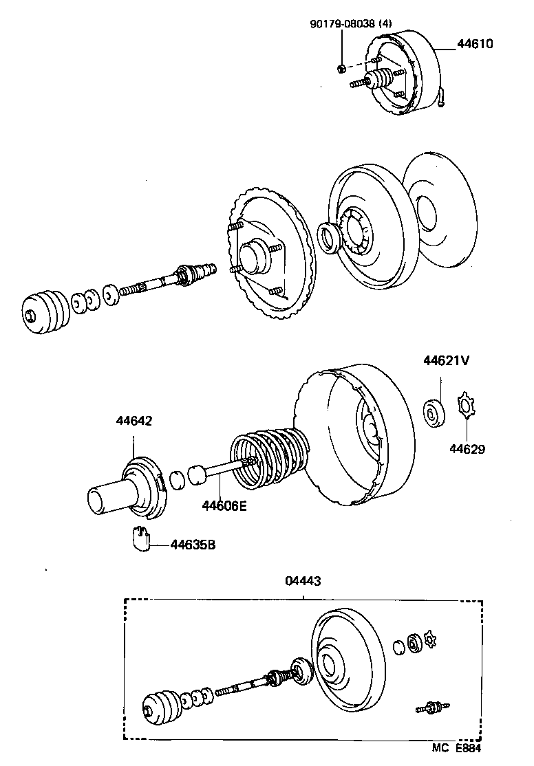 44758-26050 BRACKET, VACUUM CHECK VALVE product image