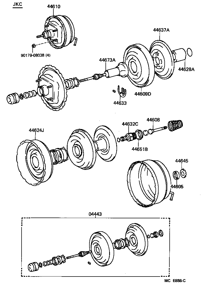 90949-01092 CLIP(FOR VACUUM TUBE CONNECTOR HOSE) product image