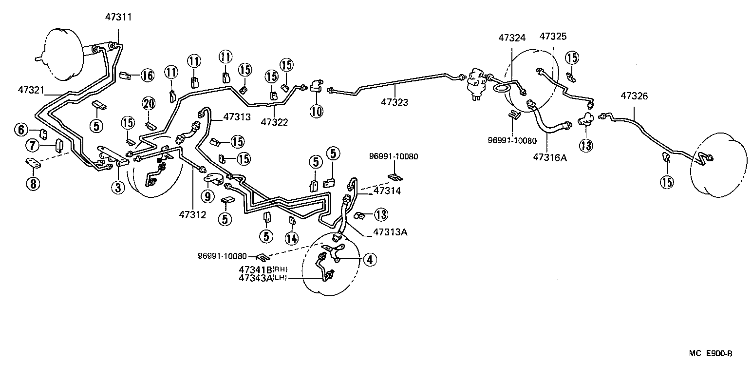 47190-26020 VALVE ASSY, PROPORTIONING & BY-PASS product image