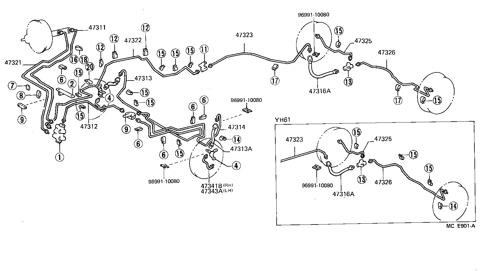 47190-26020 VALVE ASSY, PROPORTIONING & BY-PASS product image