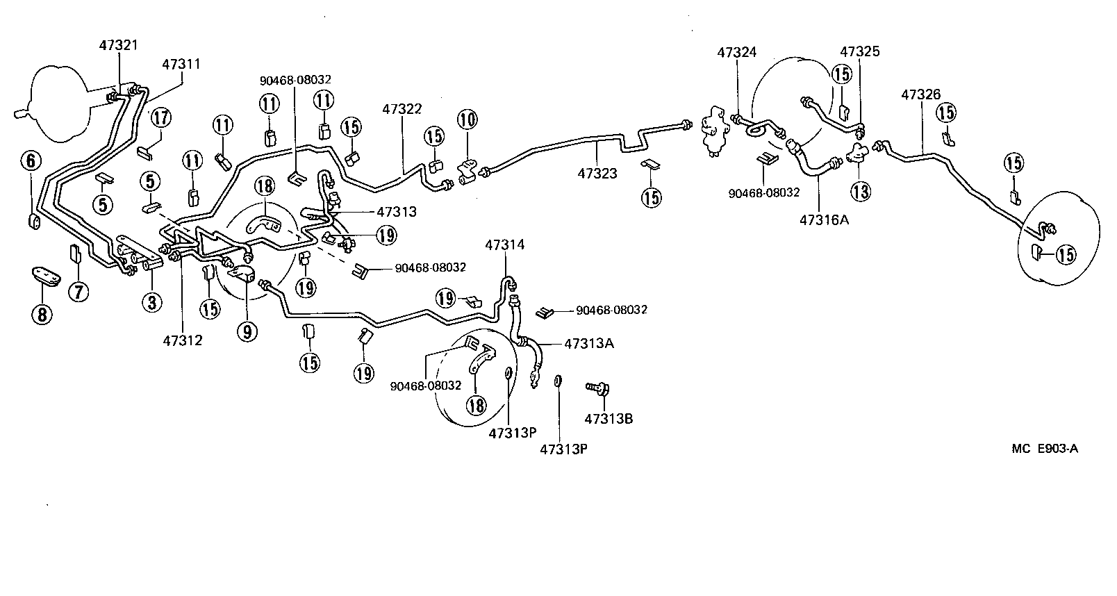 47190-26020 VALVE ASSY, PROPORTIONING & BY-PASS product image