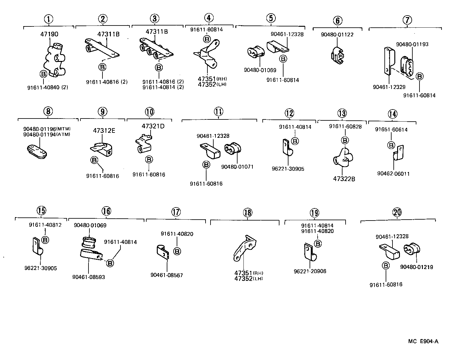 47190-26020 VALVE ASSY, PROPORTIONING & BY-PASS product image