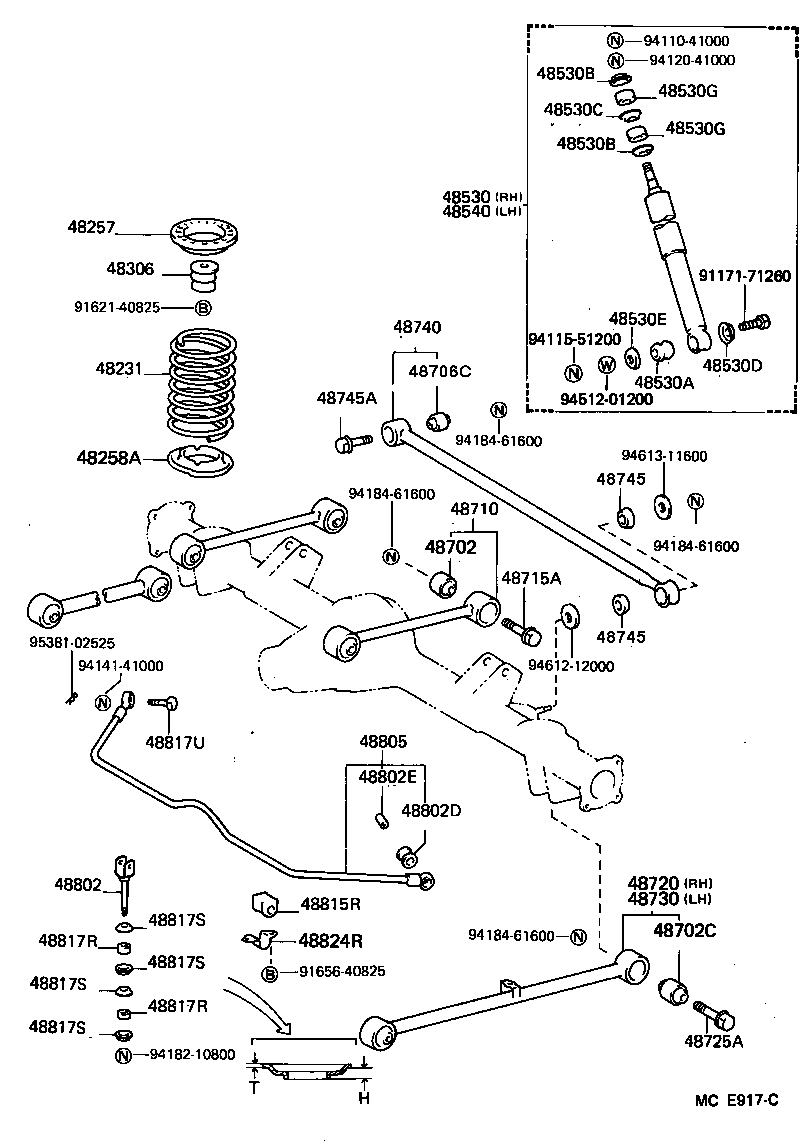48214-26510 LEAF, REAR SPRING, NO.4 product image