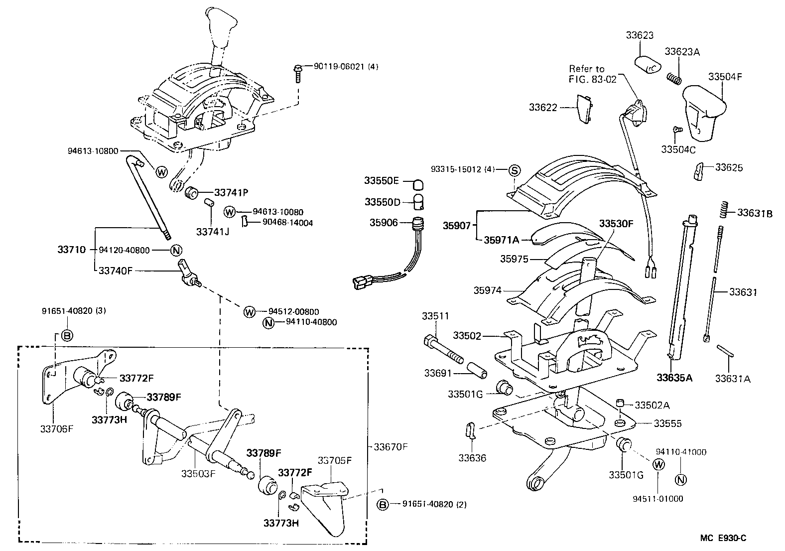 33502-26014 PLATE SUB-ASSY, SHIFT LEVER product image