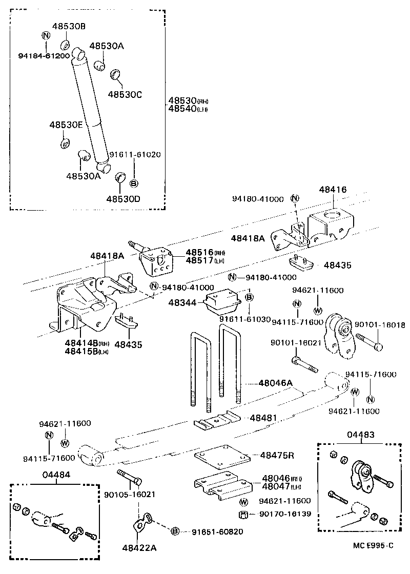 48202-3B280 LEAF, REAR SPRING, NO.3 product image