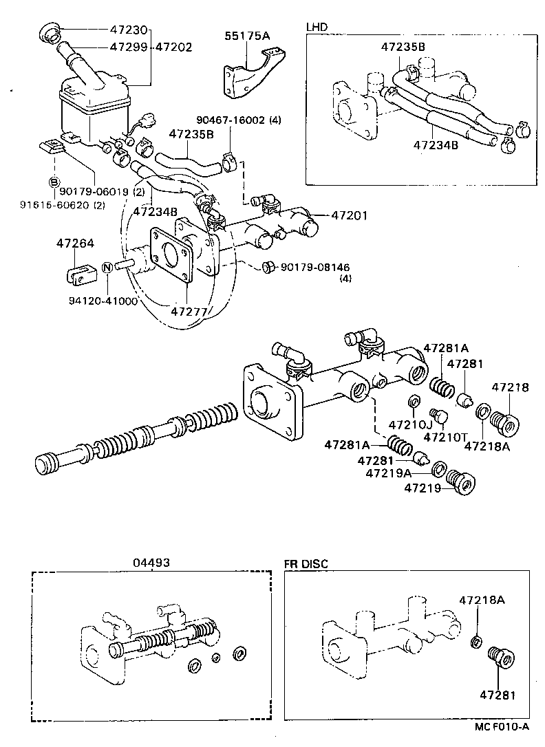 47233-95402 BRACKET, RESERVOIR product image