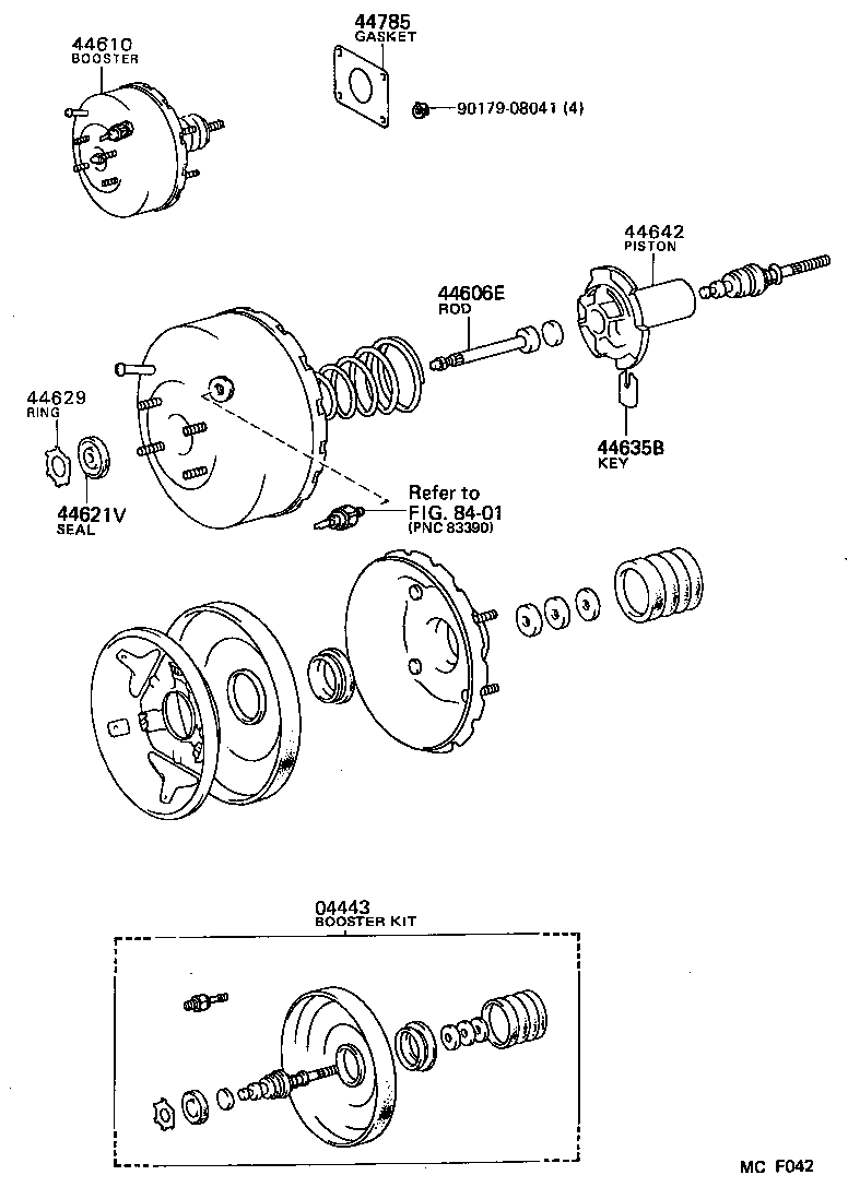 44610-30630 BOOSTER ASSY, BRAKE product image