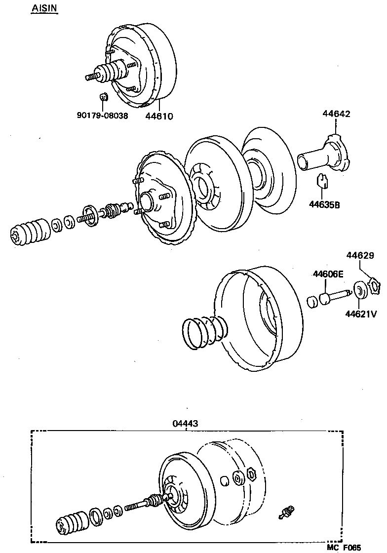 44740-25051 RESERVOIR ASSY, VACUUM product image