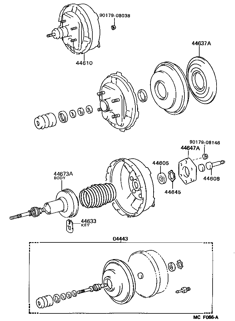44740-25051 RESERVOIR ASSY, VACUUM product image