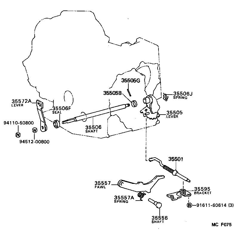 35520-20190 CABLE ASSY, THROTTLE product image