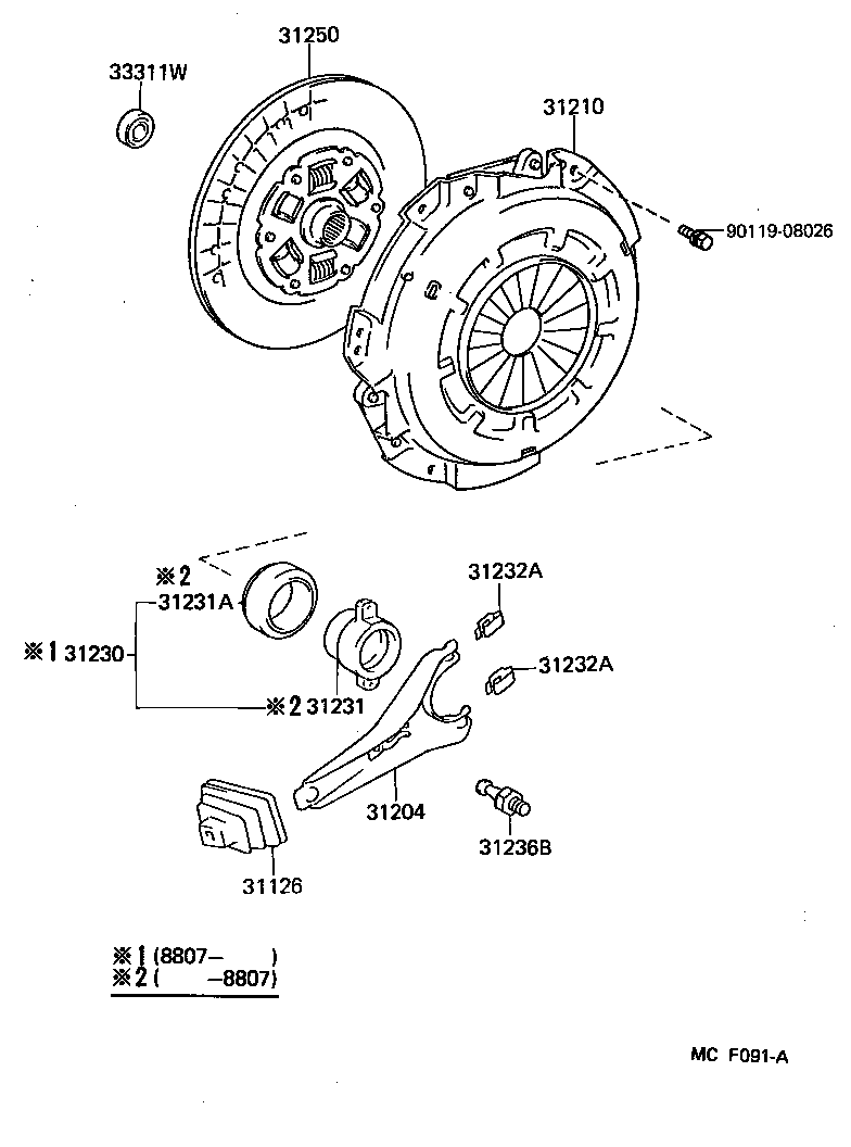 31250-25111 DISC ASSY, CLUTCH product image