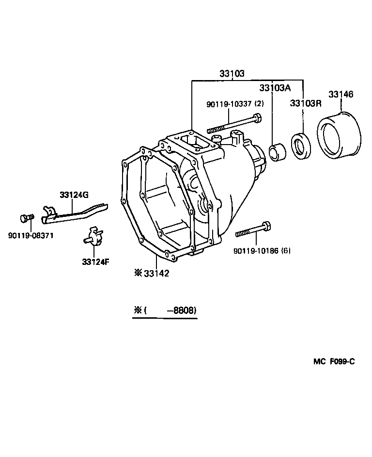 36107-26031 ADAPTER SUB-ASSY, TRANSFER product image