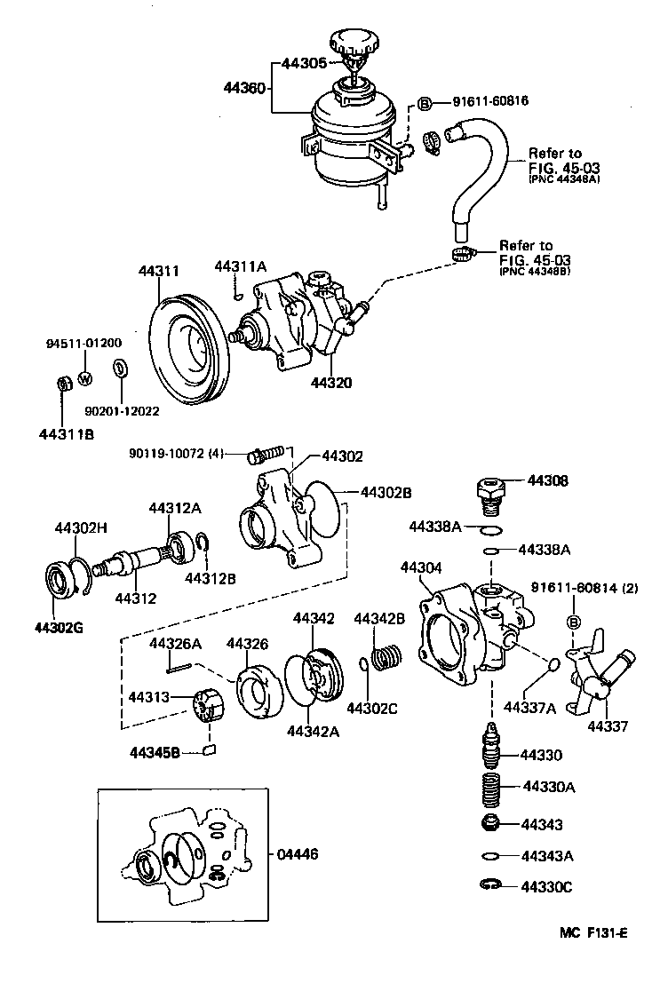 44320-26031 PUMP ASSY, VANE product image