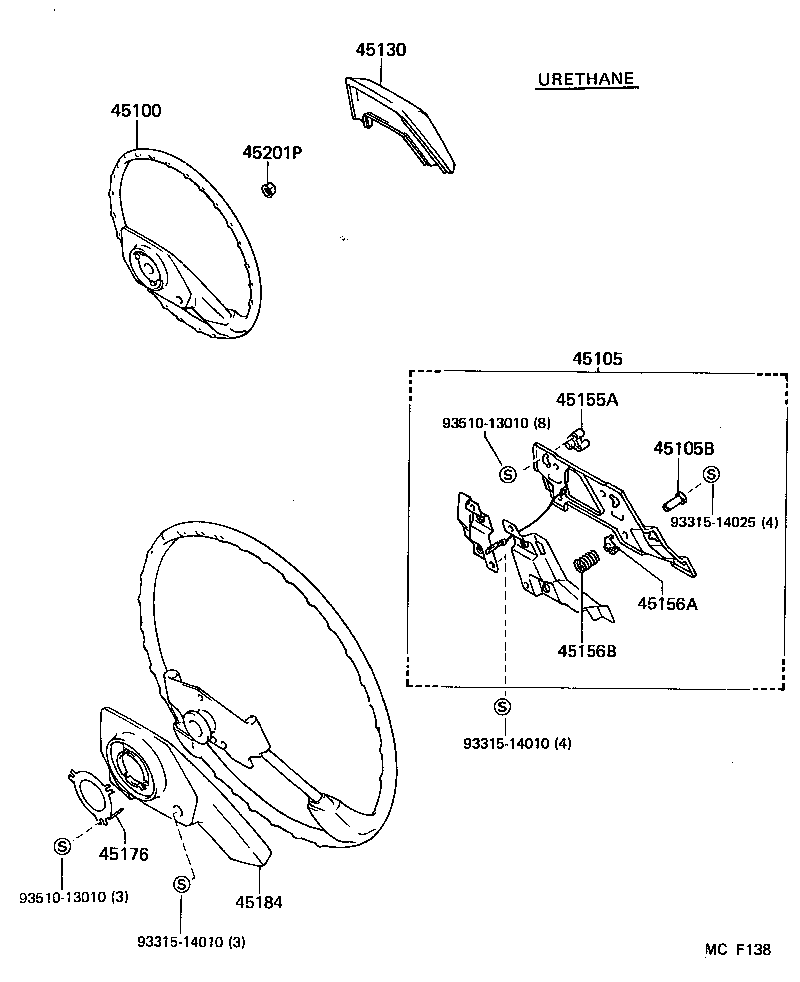45105-60040 PLATE SUB-ASSY, HORN BUTTON CONTACT, NO.1 product image