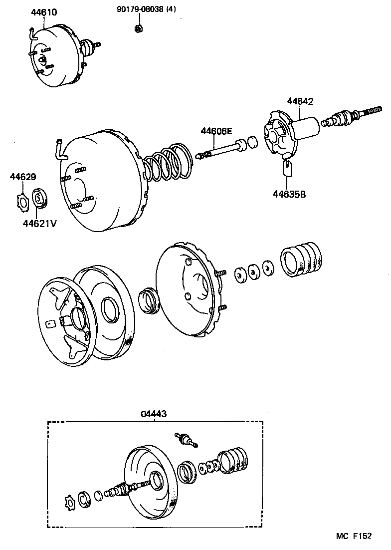 44608-25150 PUSH ROD SUB-ASSY, BOOSTER product image