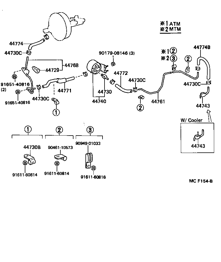 44608-25150 PUSH ROD SUB-ASSY, BOOSTER product image