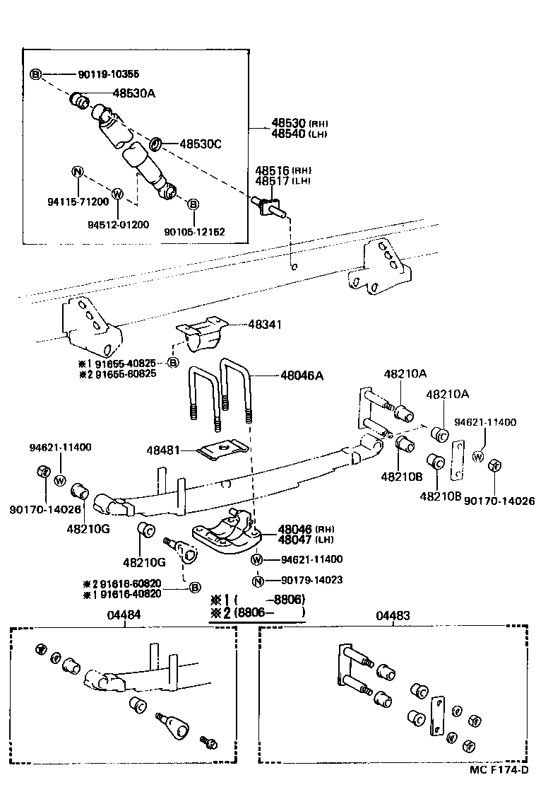 48203-2F030 LEAF, REAR SPRING, NO.3 product image