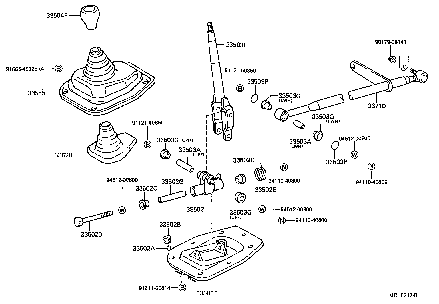 33820-25010 CABLE ASSY, TRANSMISSION CONTROL product image