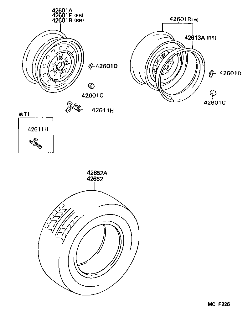 42605-25110 TIRE product image