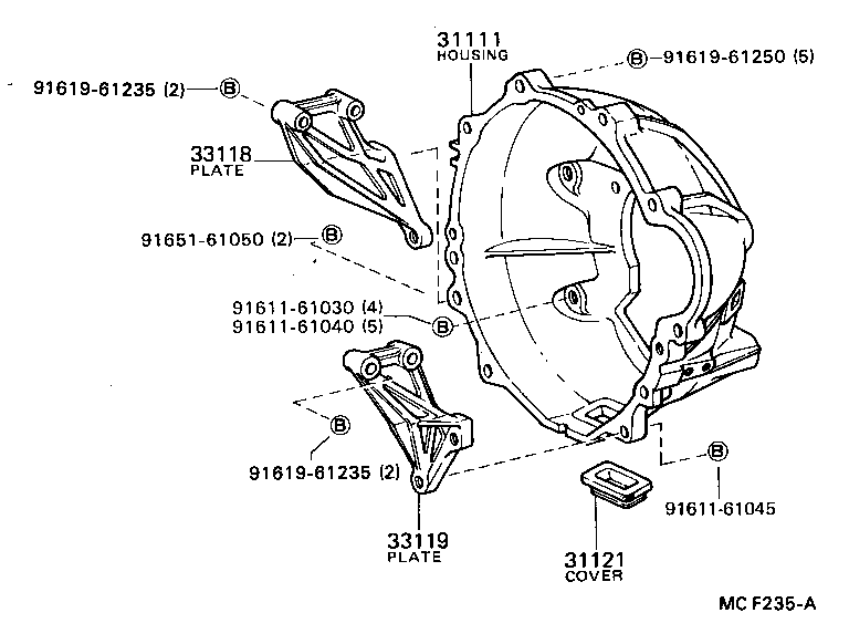 31111-36221 HOUSING, CLUTCH product image