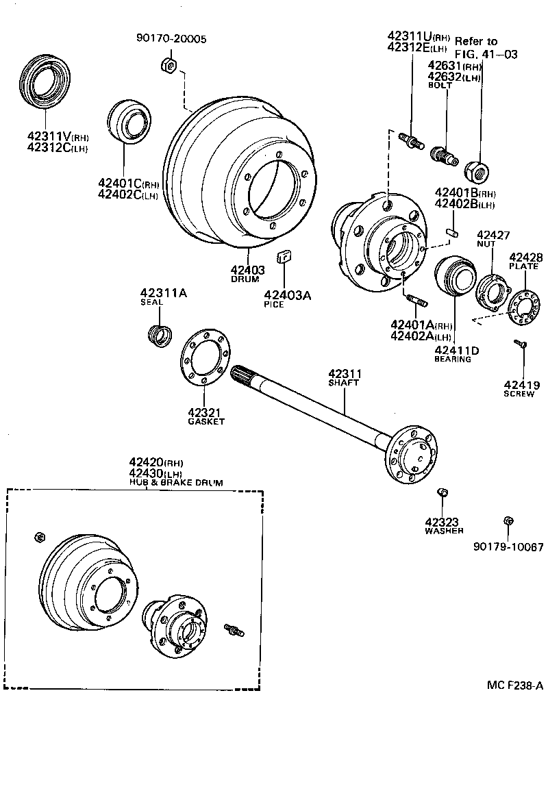 90342-02025 BOLT, HUB (FOR REAR AXLE) product image