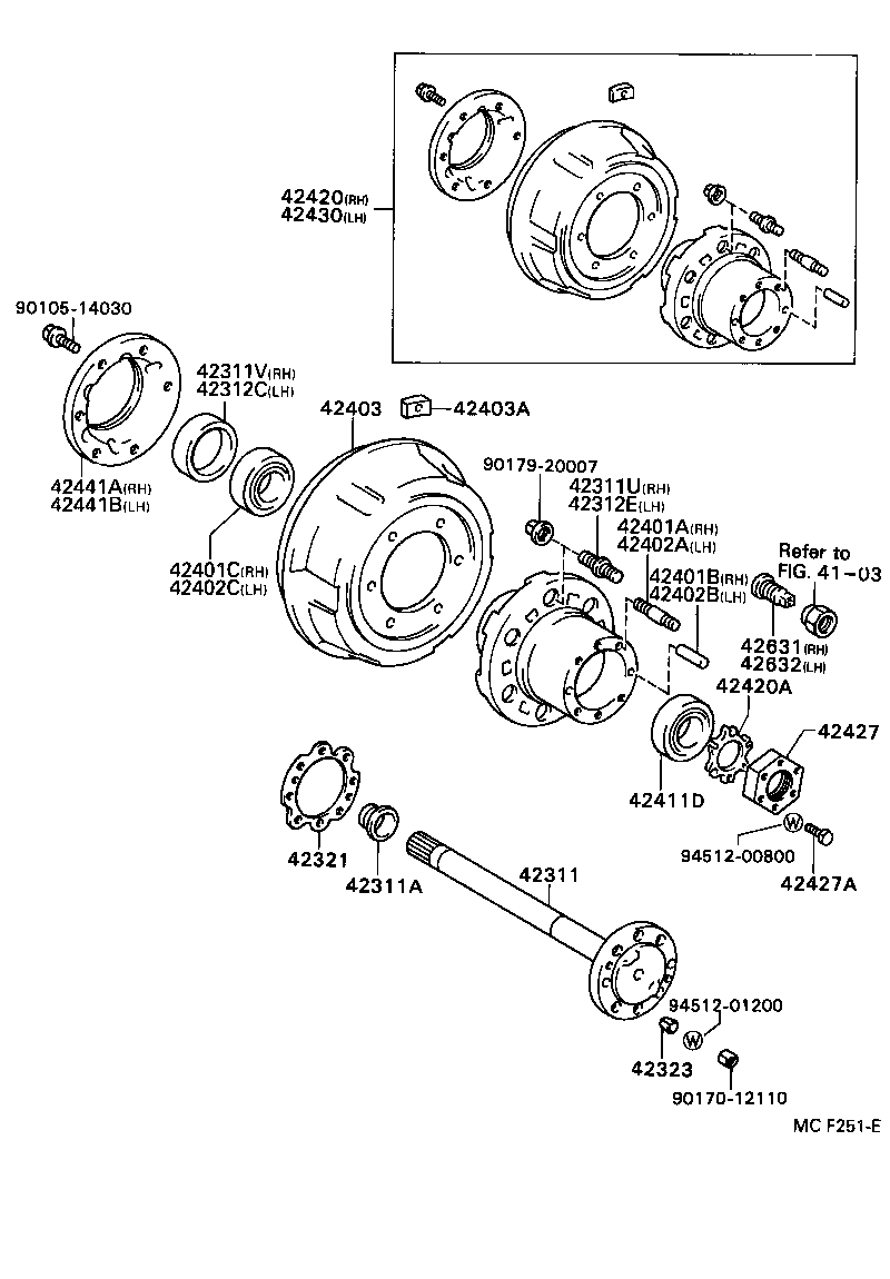 90342-02025 BOLT, HUB (FOR REAR AXLE) product image