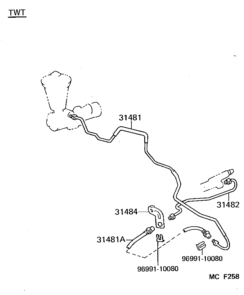 31310-14010 PEDAL SUB-ASSY, CLUTCH product image