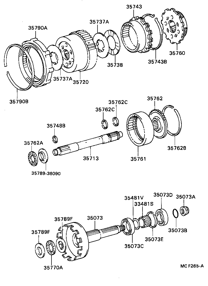 33481-36131 GEAR, SPEEDOMETER DRIVE (ATM) product image