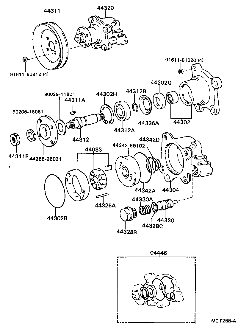 44320-89103 PUMP ASSY, VANE product image