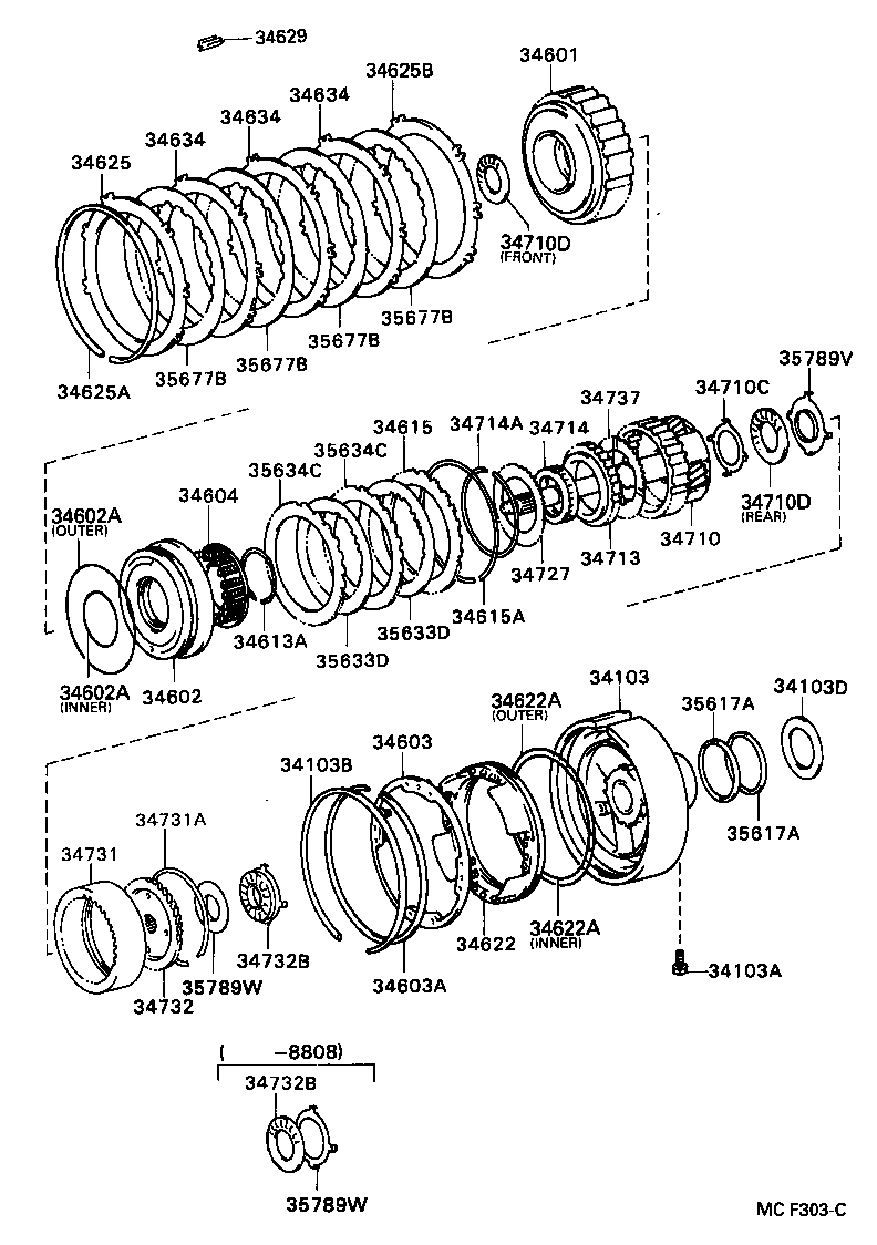34710-40010 GEAR ASSY, OVERDRIVE PLANETARY product image