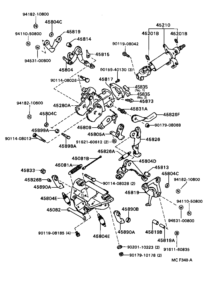45286-40905-R8 COVER, STEERING COLUMN product image