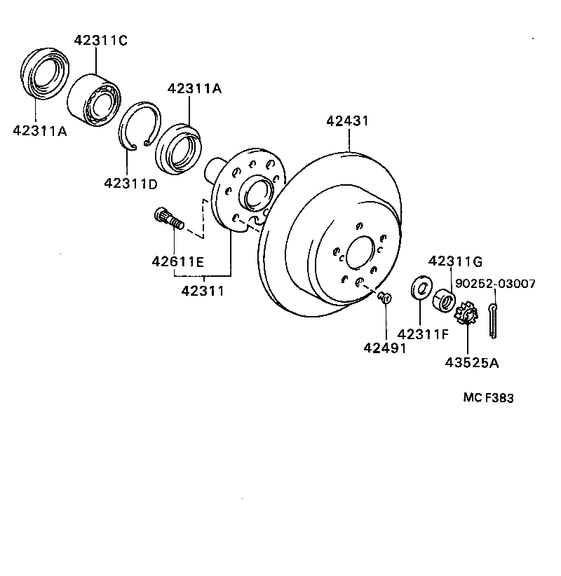 04437-20020 BOOT KIT, REAR DRIVE SHAFT product image