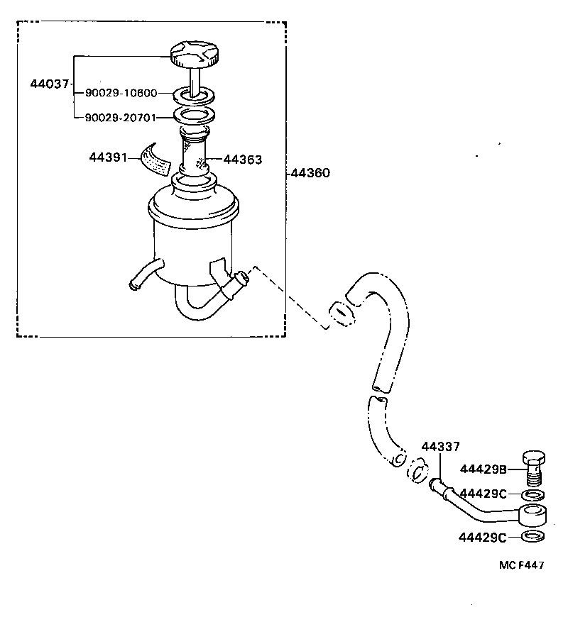 44320-89103 PUMP ASSY, VANE product image