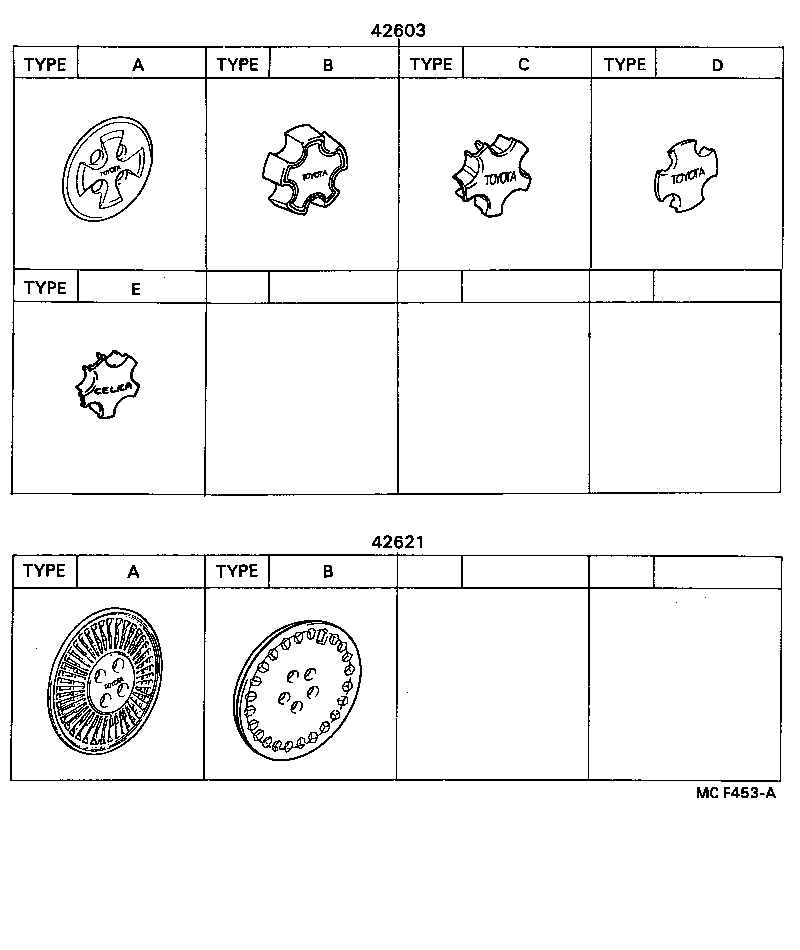 42603-20320 ORNAMENT SUB-ASSY, WHEEL HUB product image