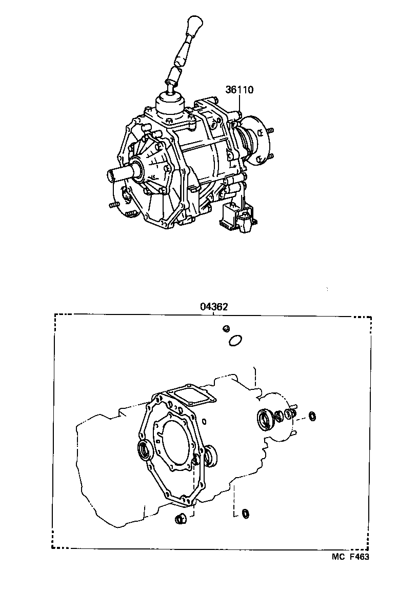 36100-35280 TRANSFER ASSY product image