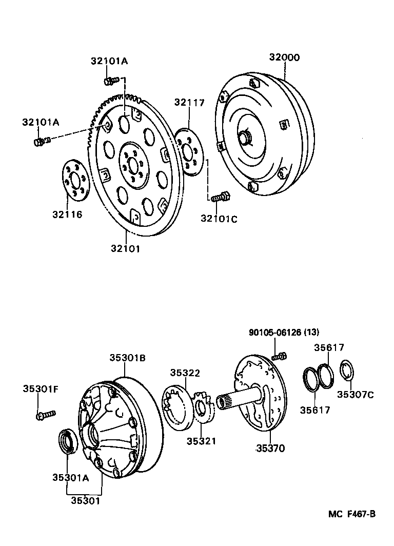 32000-35080 CONVERTER ASSY, TORQUE product image