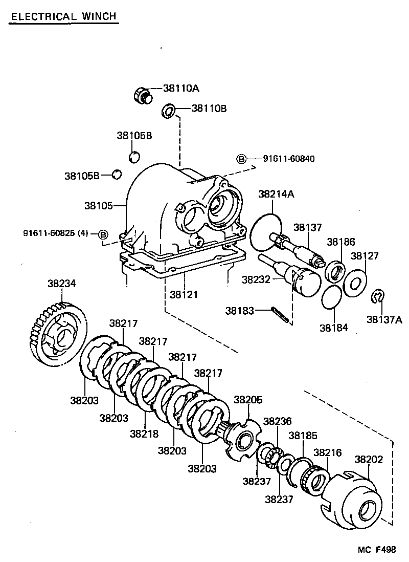 38351-60040 BASE, WINCH product image