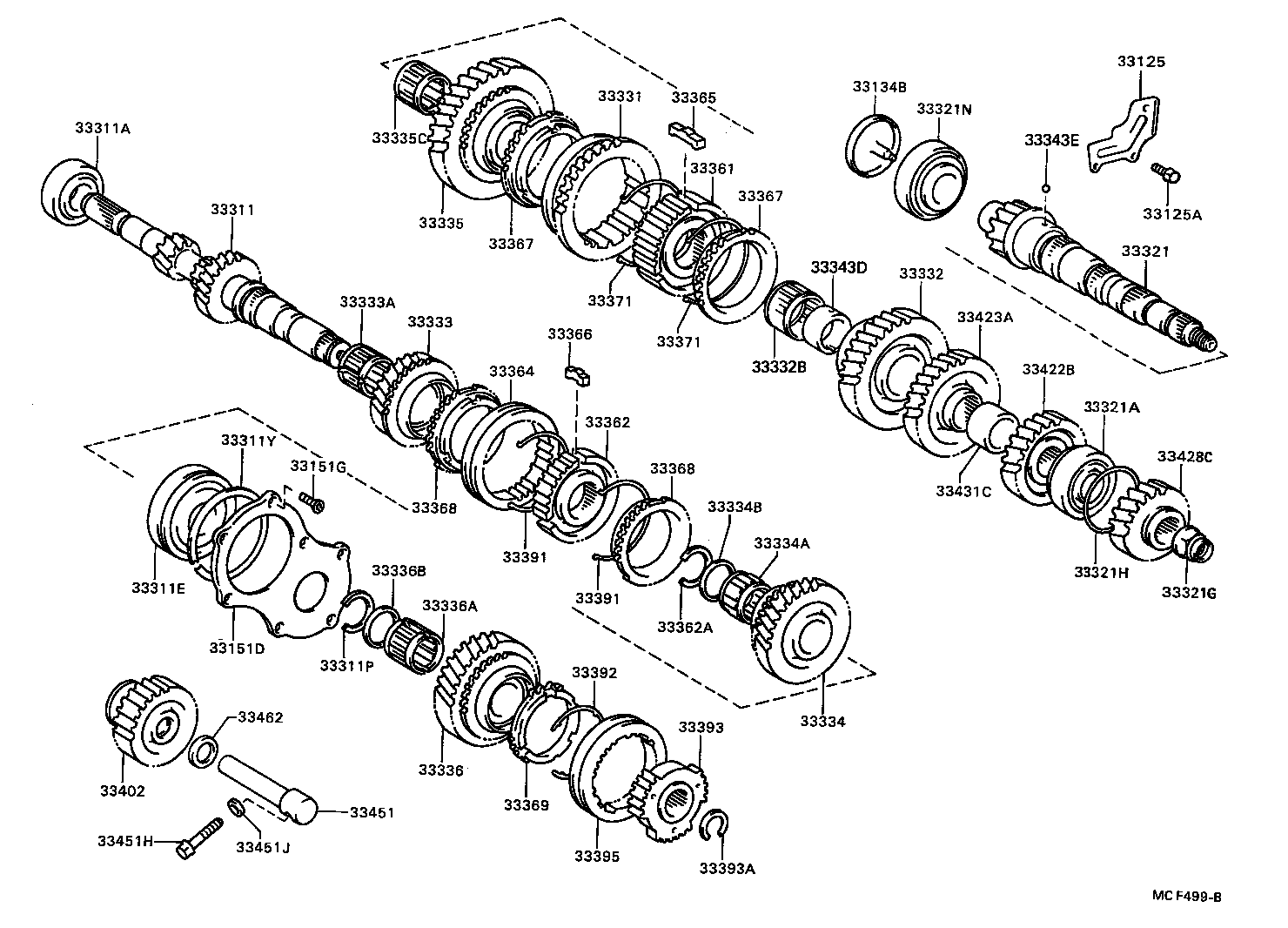 33035-32020 GEAR, 4TH product image