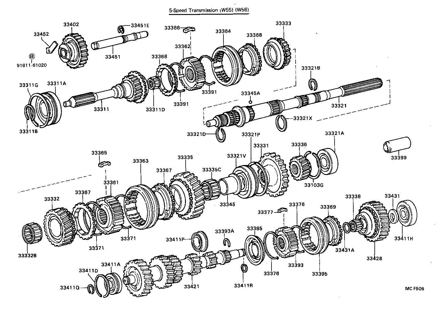 33029-35010 SHAFT SET, INPUT product image