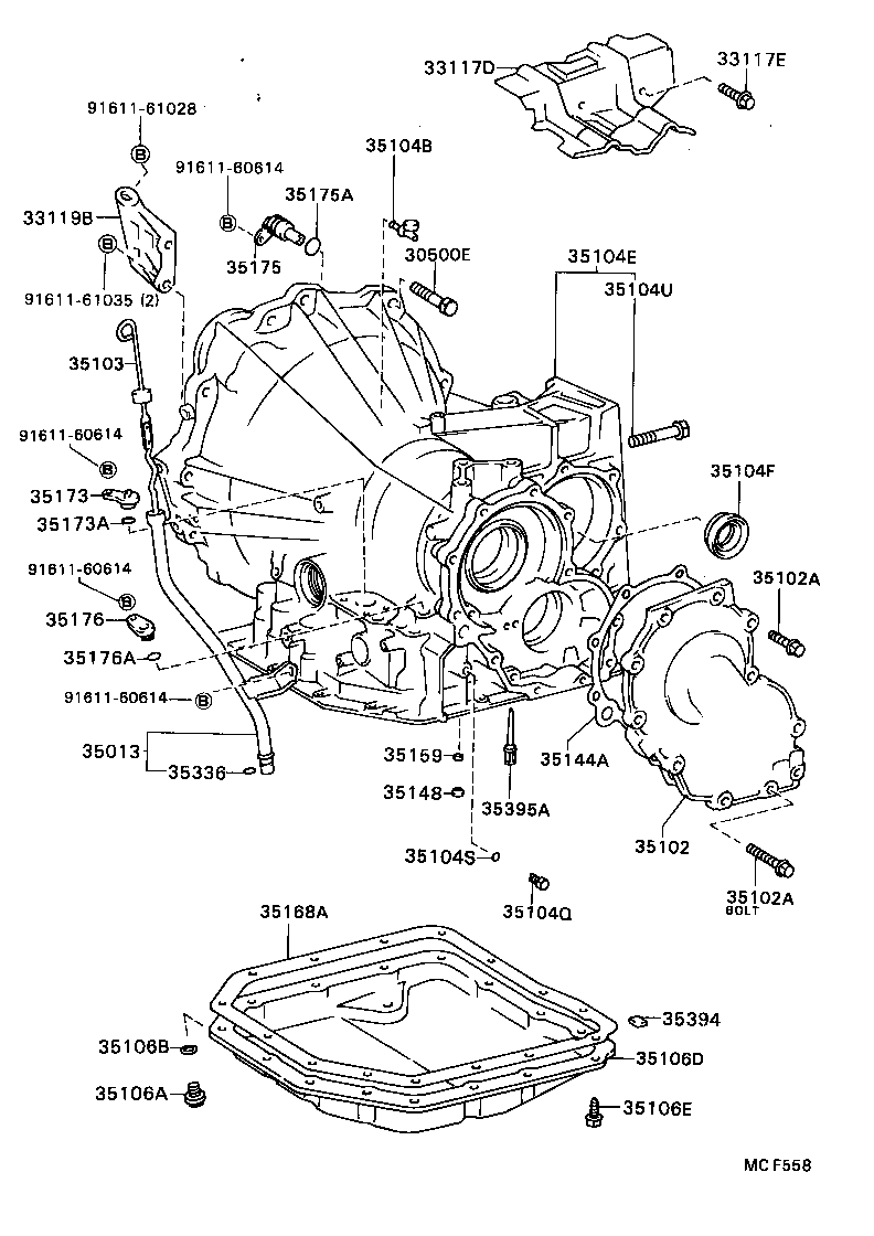 35013-20260 TUBE SUB-ASSY, TRANSMISSION OIL FILLER product image