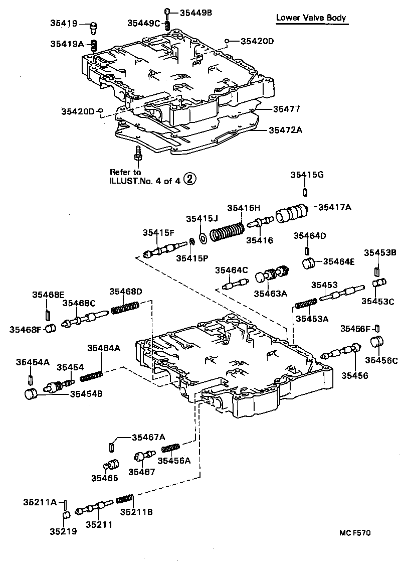 90501-16124 SPRING, COMPRESSION (FOR B-2 ACCUMULATOR PISTON) product image