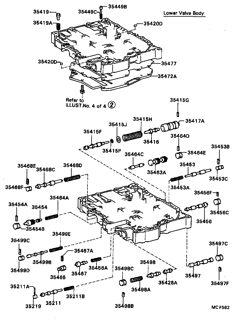 90501-16124 SPRING, COMPRESSION (FOR B-2 ACCUMULATOR PISTON) product image