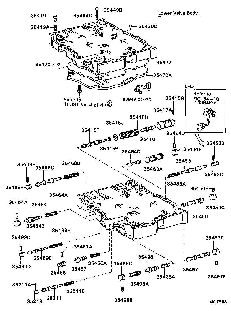 35410-20102 BODY ASSY, TRANSMISSION VALVE product image