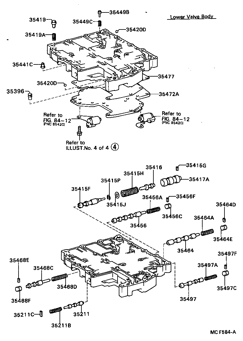 90501-16124 SPRING, COMPRESSION (FOR B-2 ACCUMULATOR PISTON) product image
