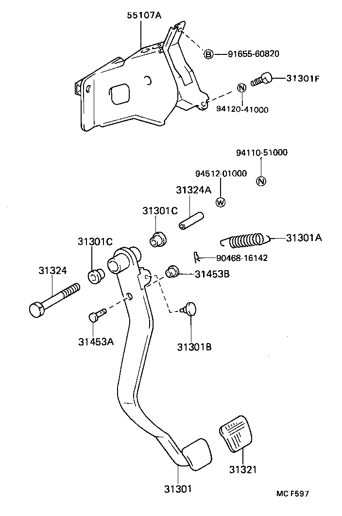 96812-51350 HOSE, CLUTCH, NO.1 product image